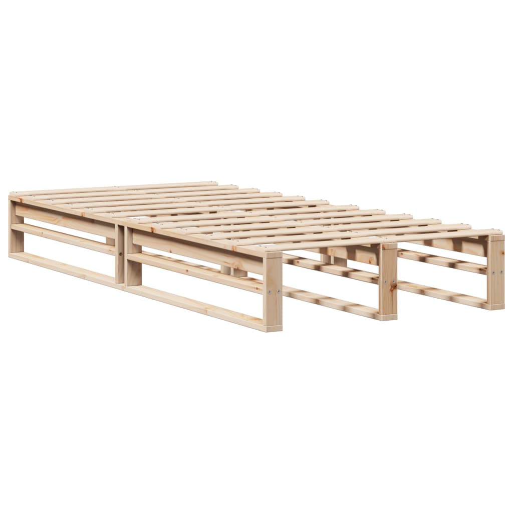 vidaXL Bed Frame without Mattress 90x190 cm Single Solid Wood Pine