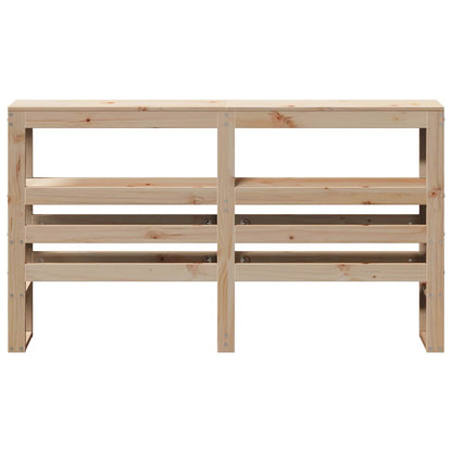 vidaXL Headboard with Shelves 160 cm Solid Wood Pine