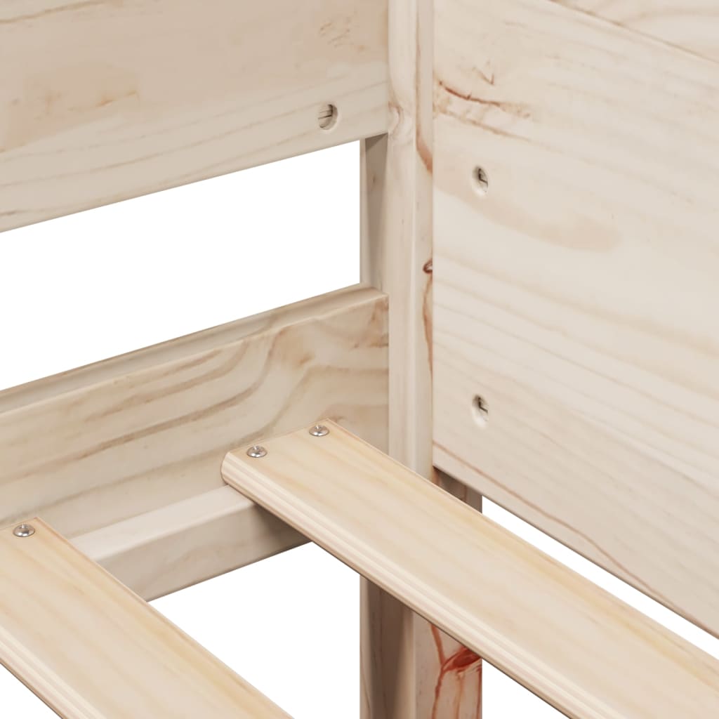 vidaXL Bed Frame without Mattress 80x200 cm Solid Wood Pine