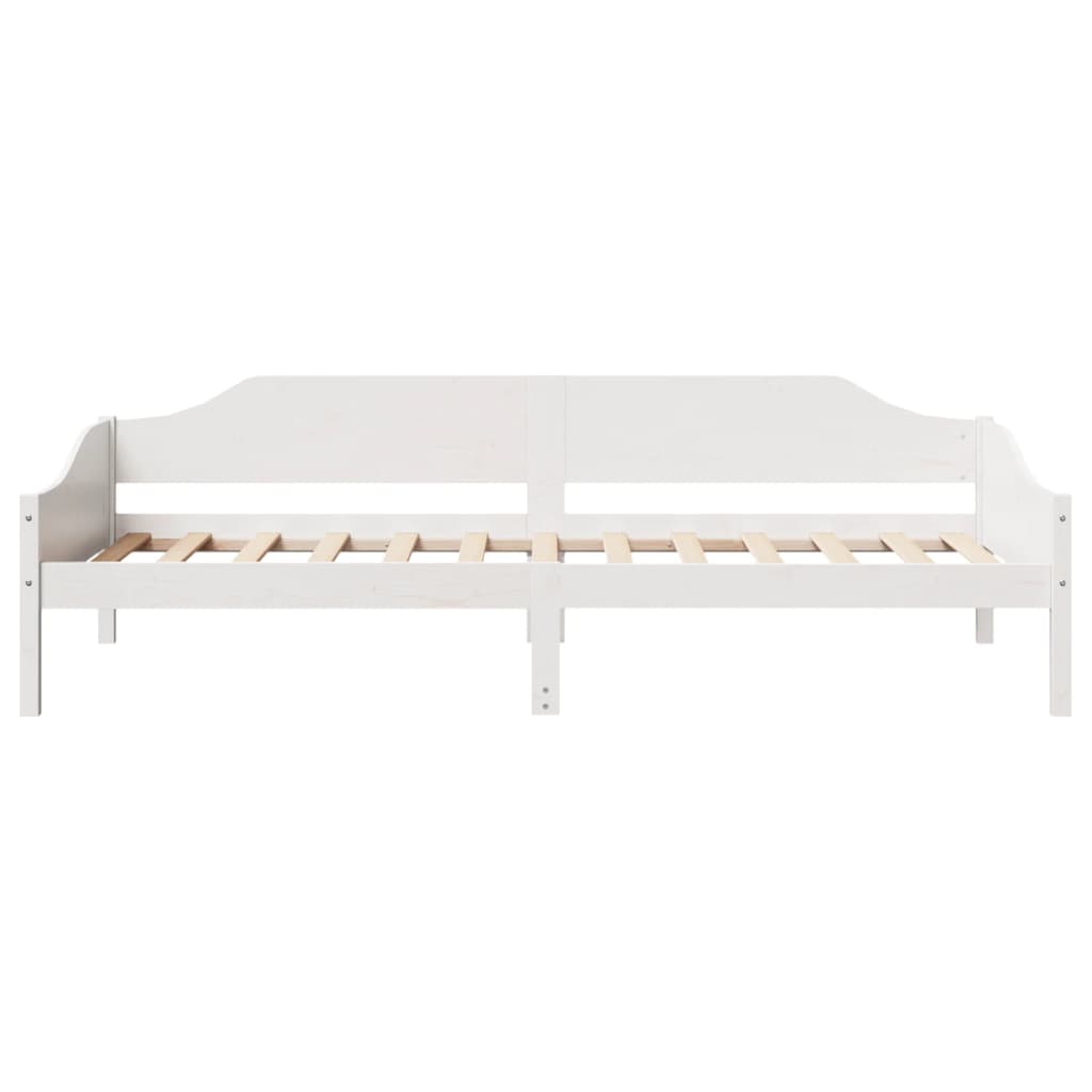 vidaXL Bed Frame without Mattress White 80x200 cm Solid Wood Pine