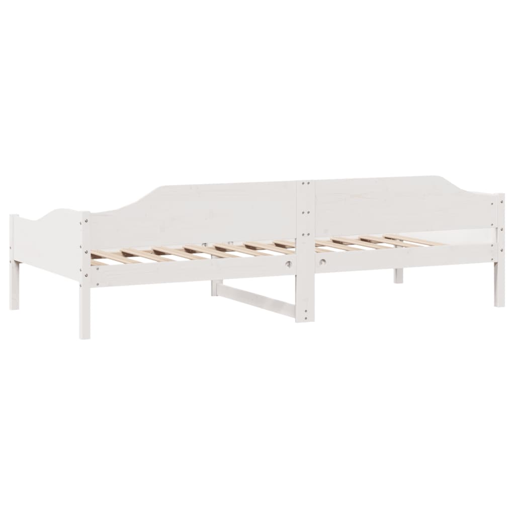 vidaXL Bed Frame without Mattress White 80x200 cm Solid Wood Pine