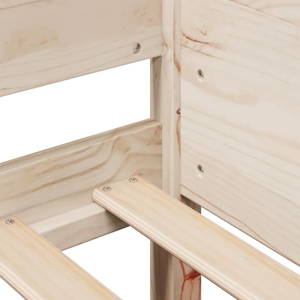 vidaXL Bed Frame without Mattress 90x200 cm Solid Wood Pine