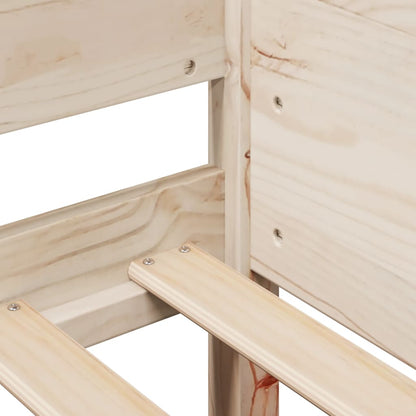 vidaXL Bed Frame without Mattress 90x200 cm Solid Wood Pine