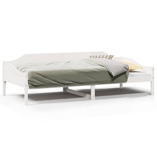 vidaXL Bed Frame without Mattress White 90x200 cm Solid Wood Pine