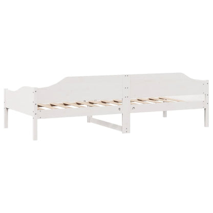 vidaXL Bed Frame without Mattress White 90x200 cm Solid Wood Pine