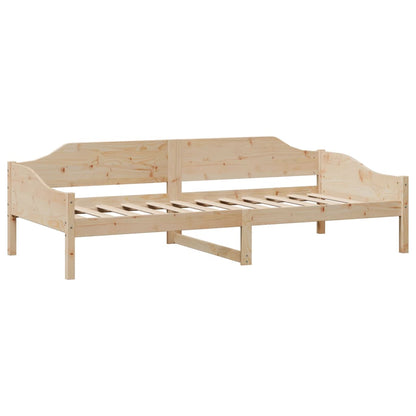 vidaXL Bed Frame without Mattress 90x190 cm Single Solid Wood Pine