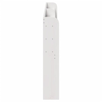 vidaXL Headboard with Shelves White 180 cm Solid Wood Pine