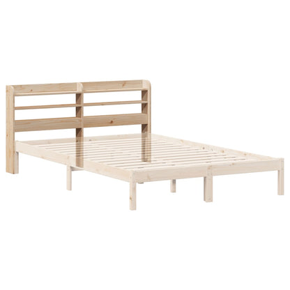vidaXL Headboard with Shelves 160 cm Solid Wood Pine
