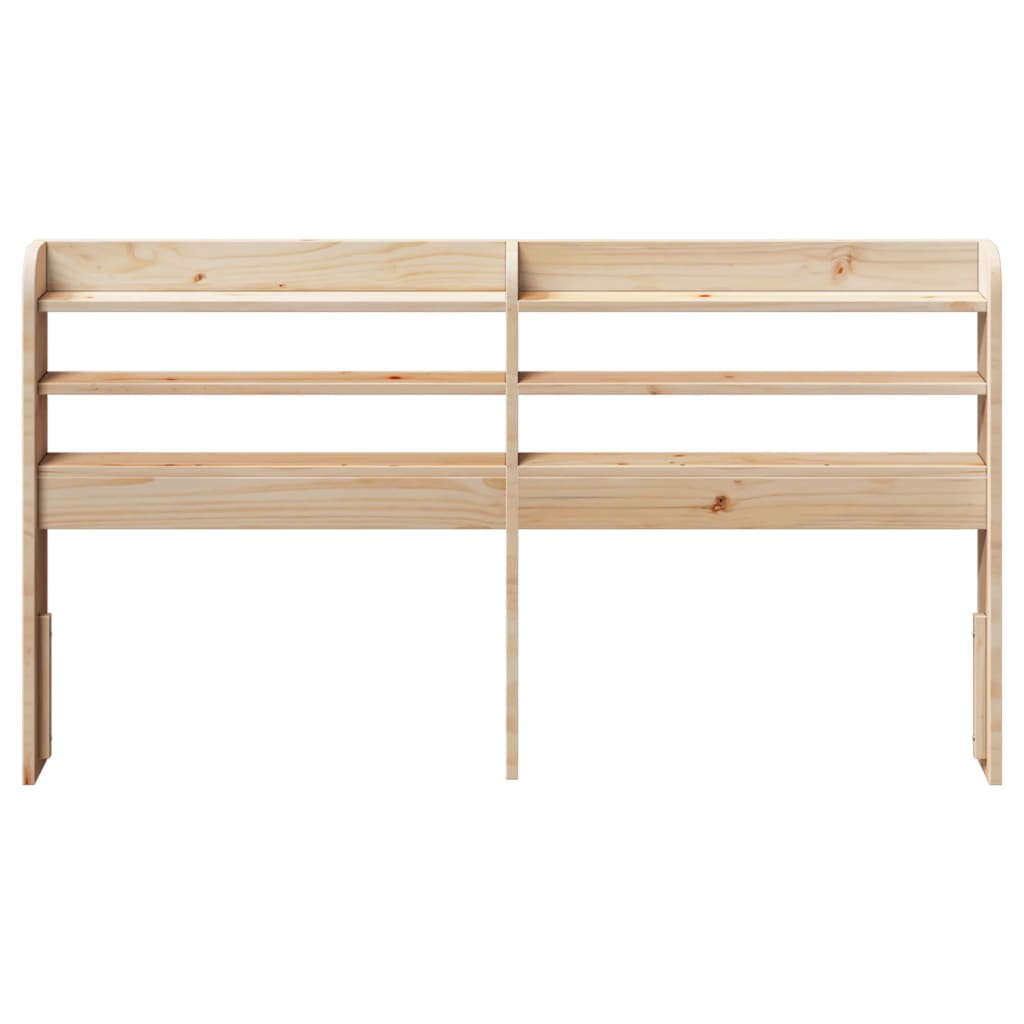 vidaXL Headboard with Shelves 150 cm Solid Wood Pine