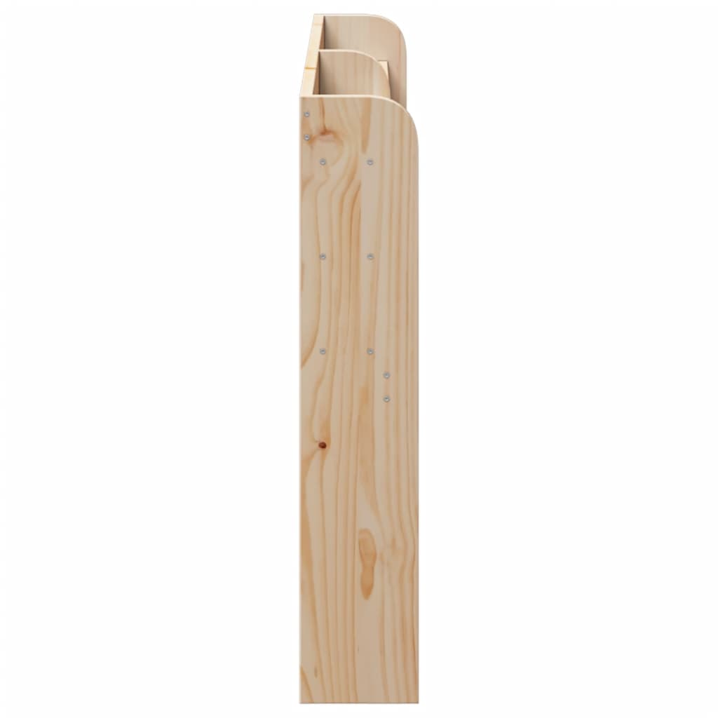 vidaXL Headboard with Shelves 135 cm Solid Wood Pine