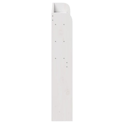 vidaXL Headboard with Shelves White 100 cm Solid Wood Pine