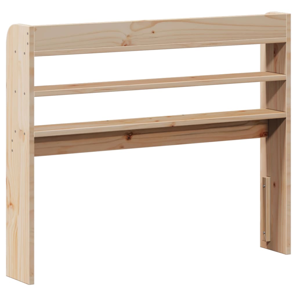 vidaXL Headboard with Shelves 75 cm Solid Wood Pine