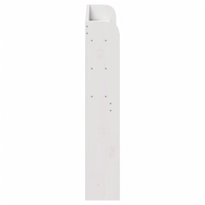 vidaXL Headboard with Shelves White 75 cm Solid Wood Pine