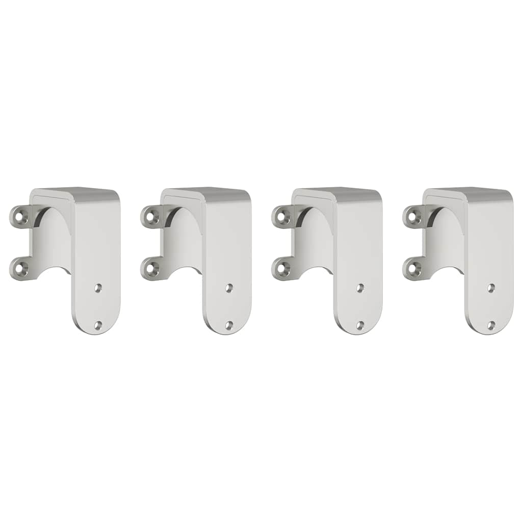 vidaXL Sliding Door Hardware Kit 366 cm Stainless Steel Silver