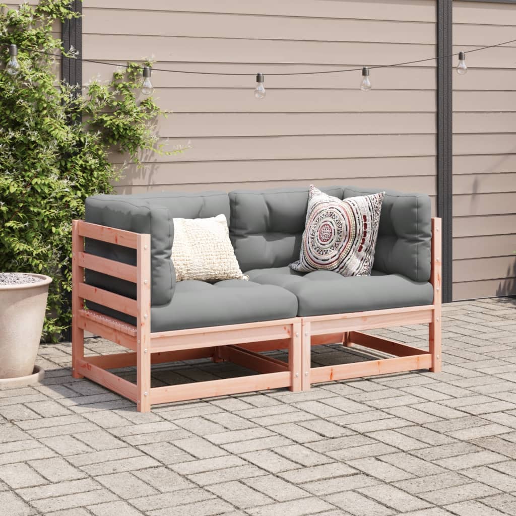 vidaXL Garden Sofa Set | Reddish-brown | Solid Douglas Fir Wood | Medium