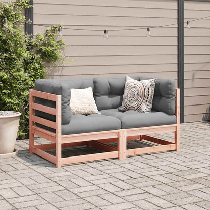 vidaXL Garden Sofa Set | Reddish-brown | Solid Douglas Fir Wood | Medium