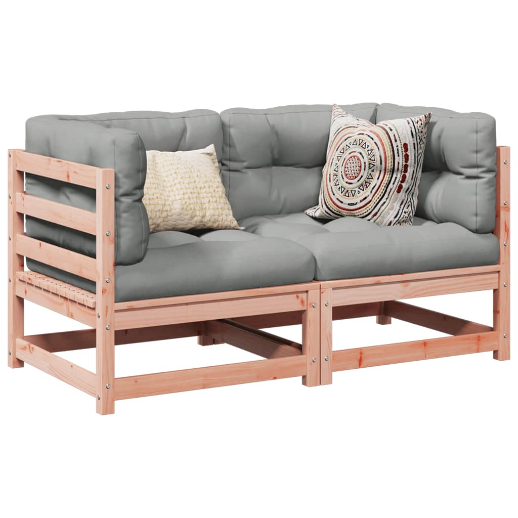 vidaXL Garden Sofa Set | Reddish-brown | Solid Douglas Fir Wood | Medium