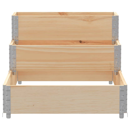 vidaXL 3-Tier Raised Bed 120x80 cm Solid Wood Pine