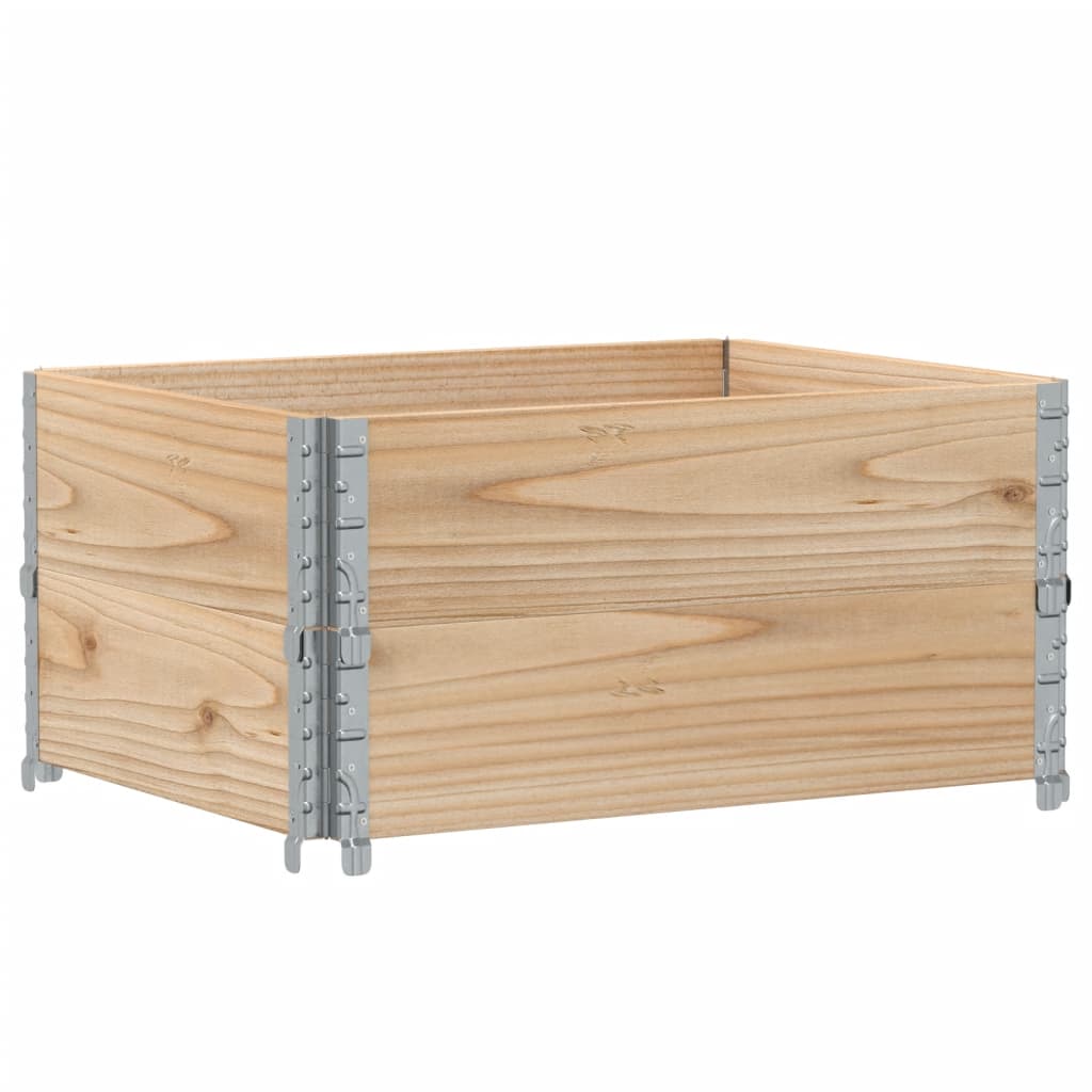 vidaXL Garden Planter 80x60 cm Solid Wood Pine