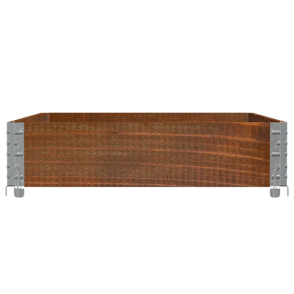 vidaXL Garden Planter Brown 120x80 cm Solid Wood Pine