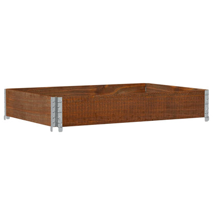 vidaXL Garden Planter Brown 120x80 cm Solid Wood Pine