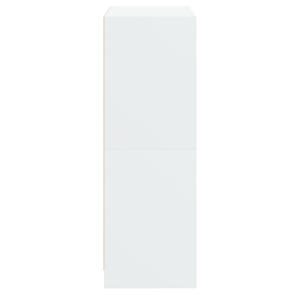vidaXL Highboard with Doors White 68x37x109 cm Engineered Wood