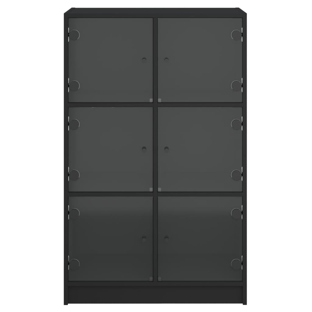 vidaXL Highboard | Black | Engineered Wood | 68x37x109 cm | Highboard