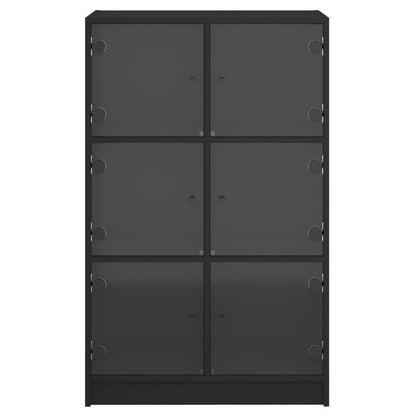 vidaXL Highboard | Black | Engineered Wood | 68x37x109 cm | Highboard