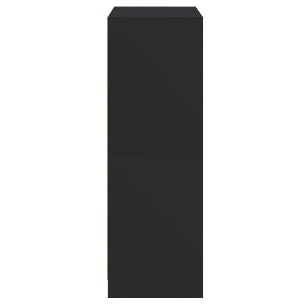 vidaXL Highboard | Black | Engineered Wood | 68x37x109 cm | Highboard