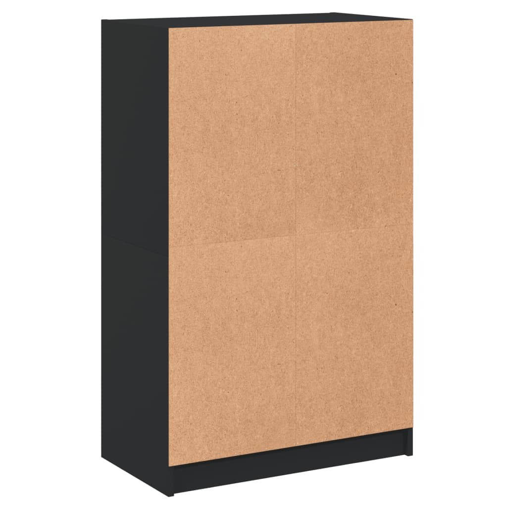 vidaXL Highboard | Black | Engineered Wood | 68x37x109 cm | Highboard
