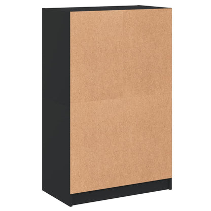 vidaXL Highboard | Black | Engineered Wood | 68x37x109 cm | Highboard