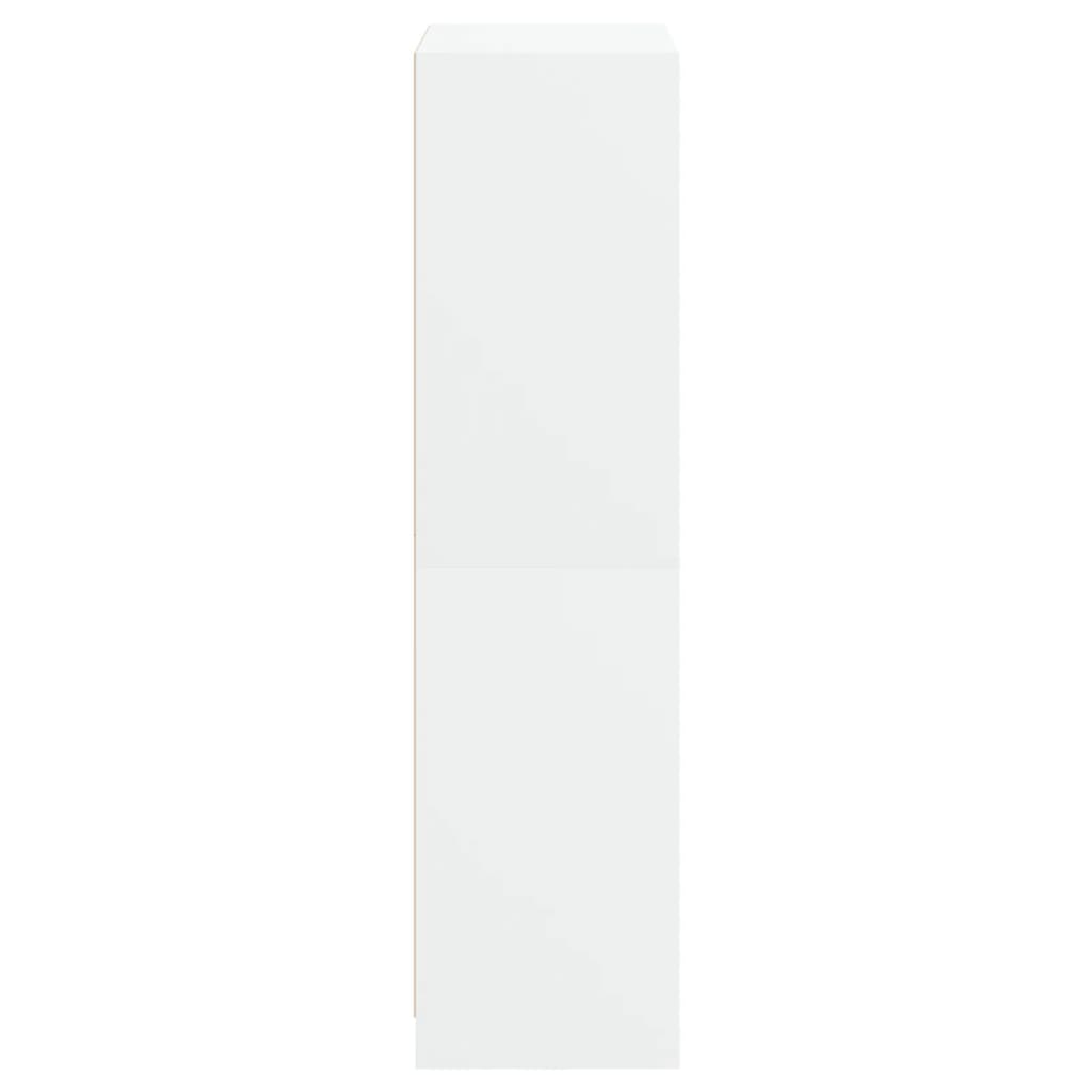 vidaXL Highboard with Doors White 68x37x142 cm Engineered Wood