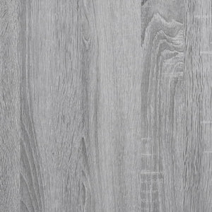 vidaXL Highboard with Doors Grey Sonoma 68x37x142 cm Engineered Wood
