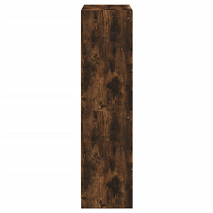 vidaXL Highboard with Doors Smoked Oak 68x37x142 cm Engineered Wood