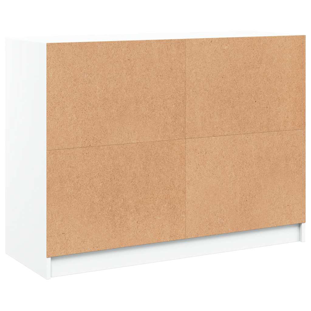 vidaXL Sideboard White 102x37x75.5 cm Engineered Wood