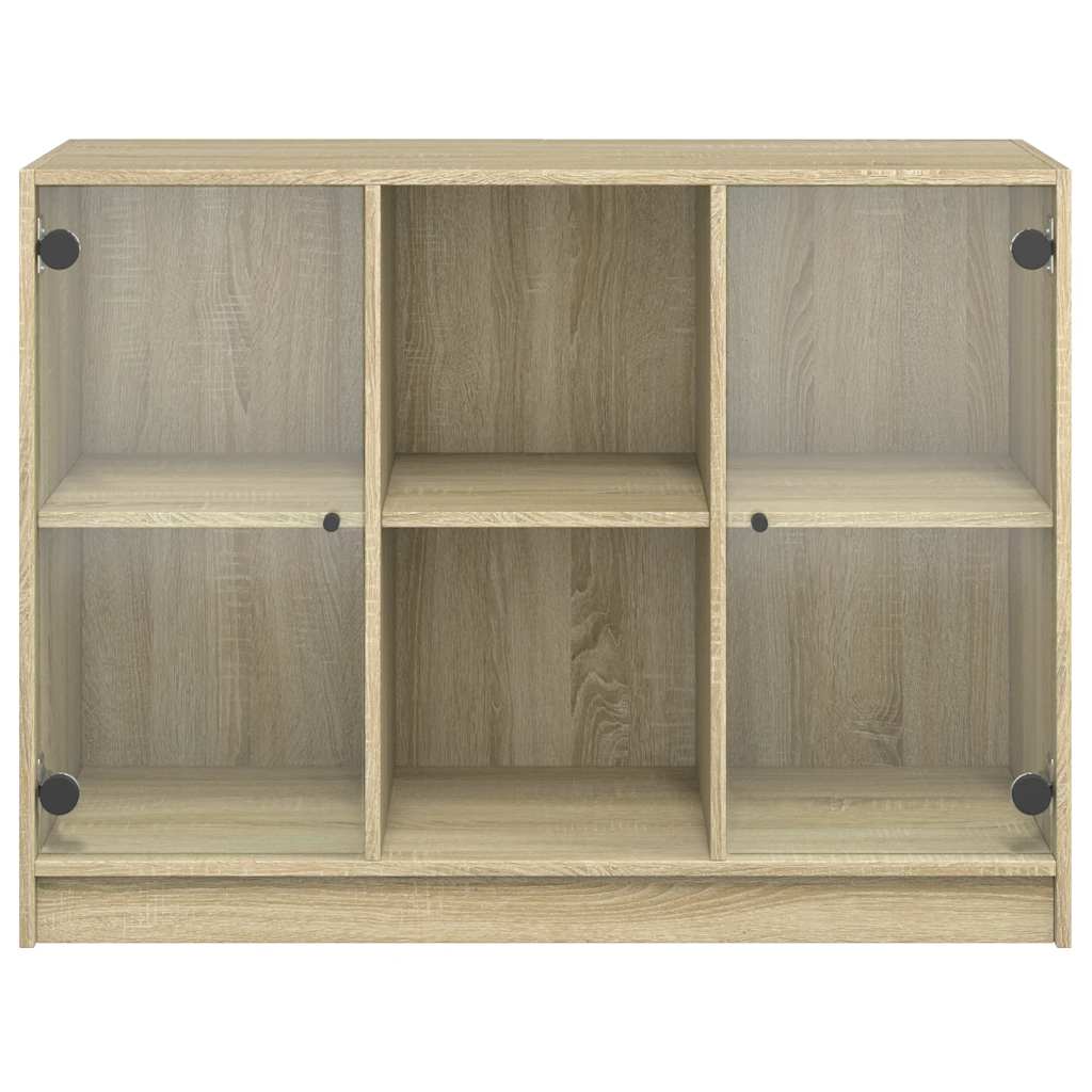 vidaXL Sideboard Sonoma Oak 102x37x75.5 cm Engineered Wood