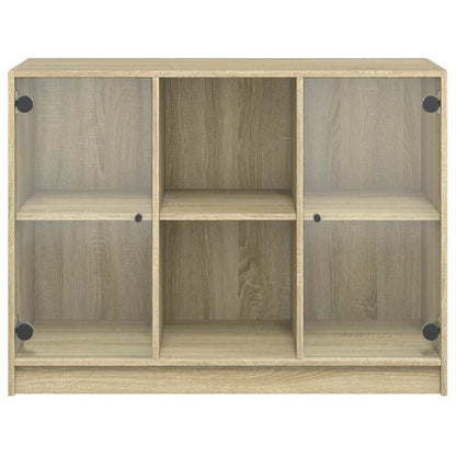vidaXL Sideboard Sonoma Oak 102x37x75.5 cm Engineered Wood