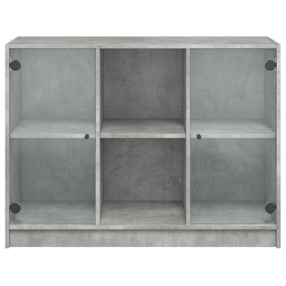 vidaXL Sideboard Concrete Grey 102x37x75.5 cm Engineered Wood