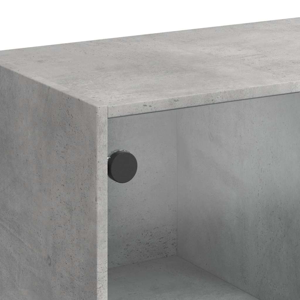 vidaXL Sideboard Concrete Grey 102x37x75.5 cm Engineered Wood