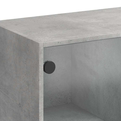 vidaXL Sideboard Concrete Grey 102x37x75.5 cm Engineered Wood
