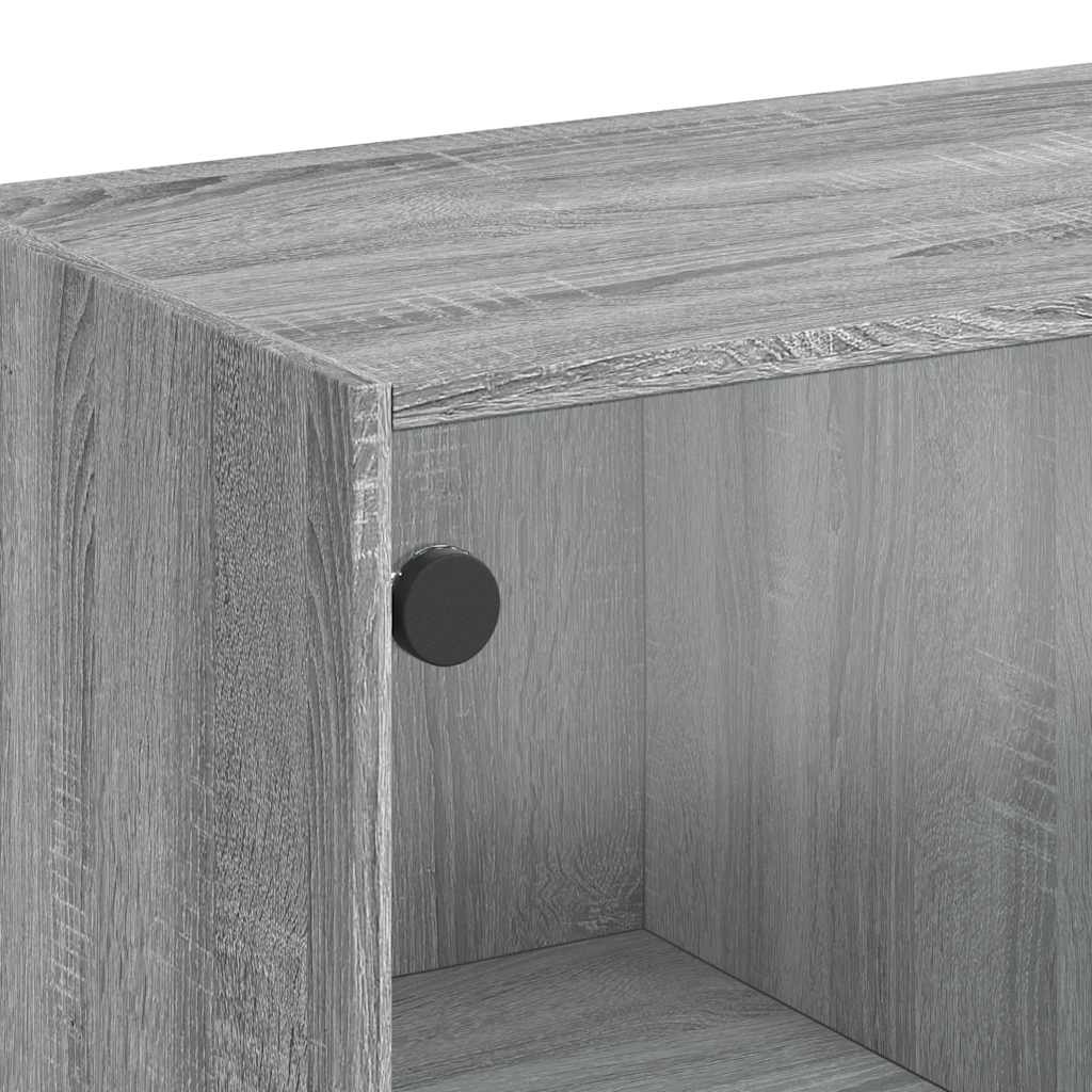 vidaXL Sideboard Grey Sonoma 102x37x75.5 cm Engineered Wood