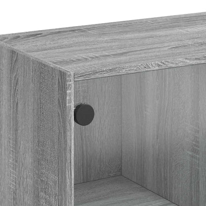 vidaXL Sideboard Grey Sonoma 102x37x75.5 cm Engineered Wood