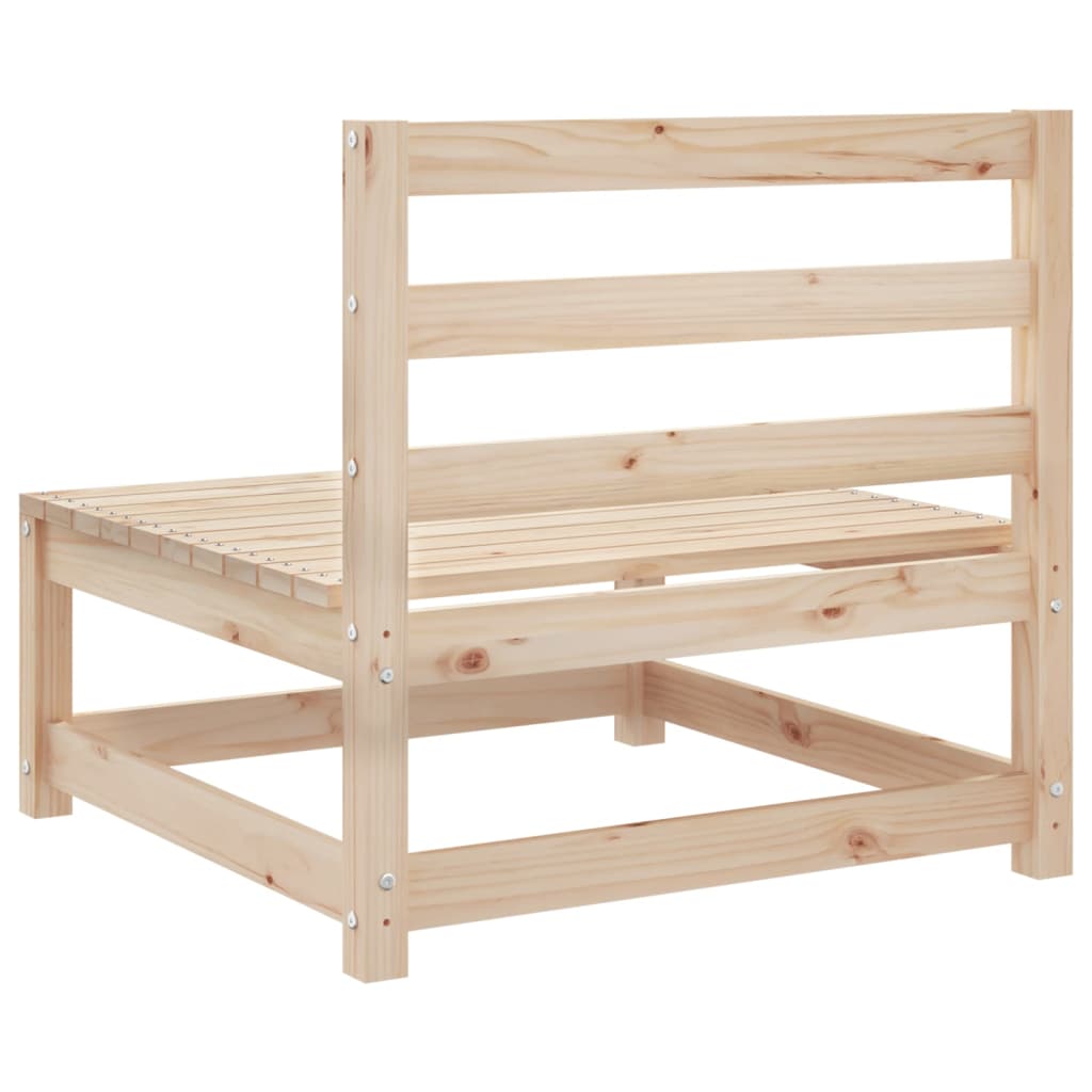 vidaXL Garden Sofa Set | Natural wood | Solid pine wood | Medium | Modular