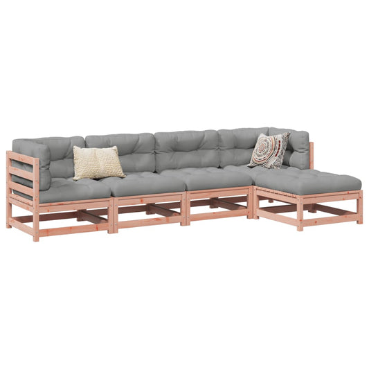vidaXL 5 Piece Garden Sofa Set Solid Wood Douglas Fir