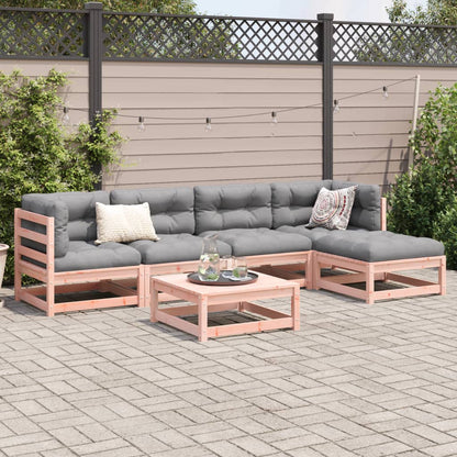 vidaXL 6 Piece Garden Sofa Set Solid Wood Douglas Fir