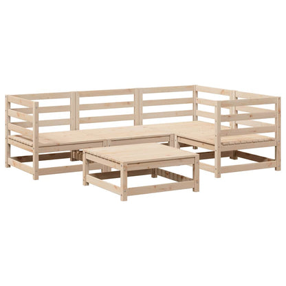 vidaXL 5 Piece Garden Sofa Set Solid Wood Pine