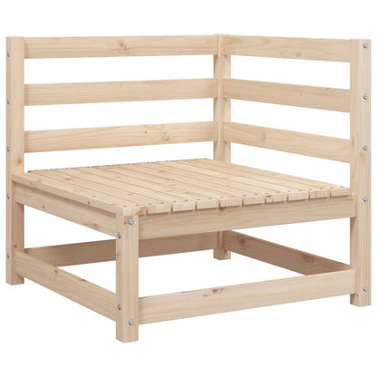 vidaXL Garden Sofa Set | Natural Pine | Solid Pine Wood | Large | Modular