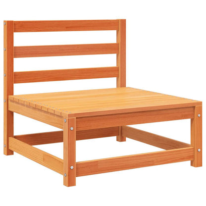 vidaXL 11 Piece Garden Sofa Set Wax Brown Solid Wood Pine