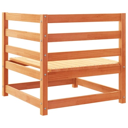 vidaXL Garden Sofa Set | Wax Brown | Solid Pine Wood | Large | Breathable Design