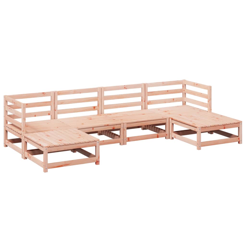 vidaXL 6 Piece Garden Sofa Set Solid Wood Douglas Fir